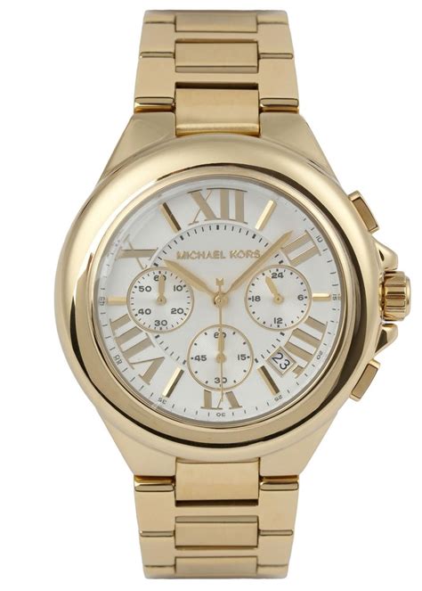 small michael kors watch gold|Michael Kors goldtone watch.